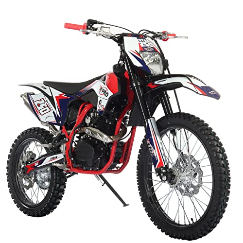 250cc Dirt Bike, 5-Speed Manual, Electric/Kick Start, 21"/18" Wheels V39817