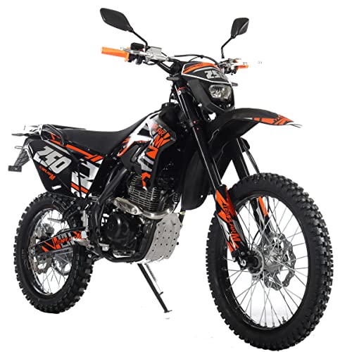 250cc Dirt Bike with 21" Front and 18" Rear Wheels, 5-Speed Manual K337471