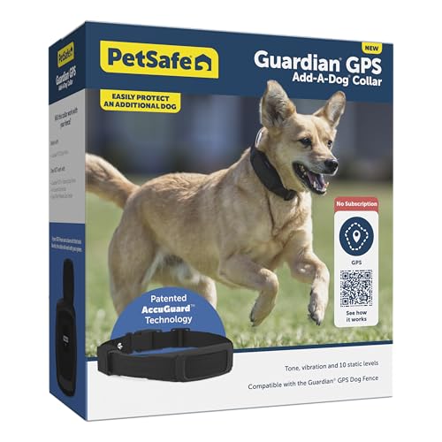 GPS Dog Fence for Yards 3/4 Acres or Larger, Wireless Collar System Y91842