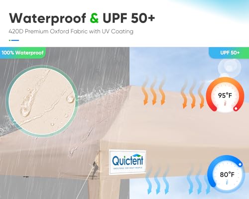Pop up Canopy Tent 10x20ft Waterproof with Roller Bag O882