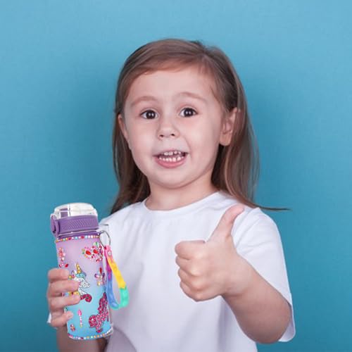 Gem Diamond Painting Water Bottle Kit for Girls D709936