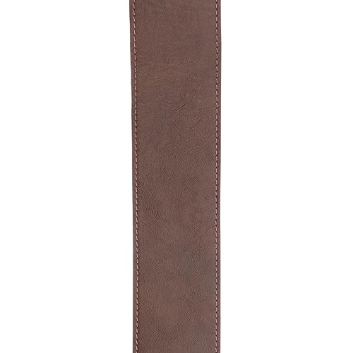Auto Lock Guitar Strap - 2.5" Width - Brown B812