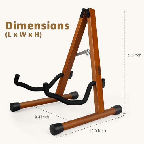 Foldable Hardwood Guitar Stand N691996