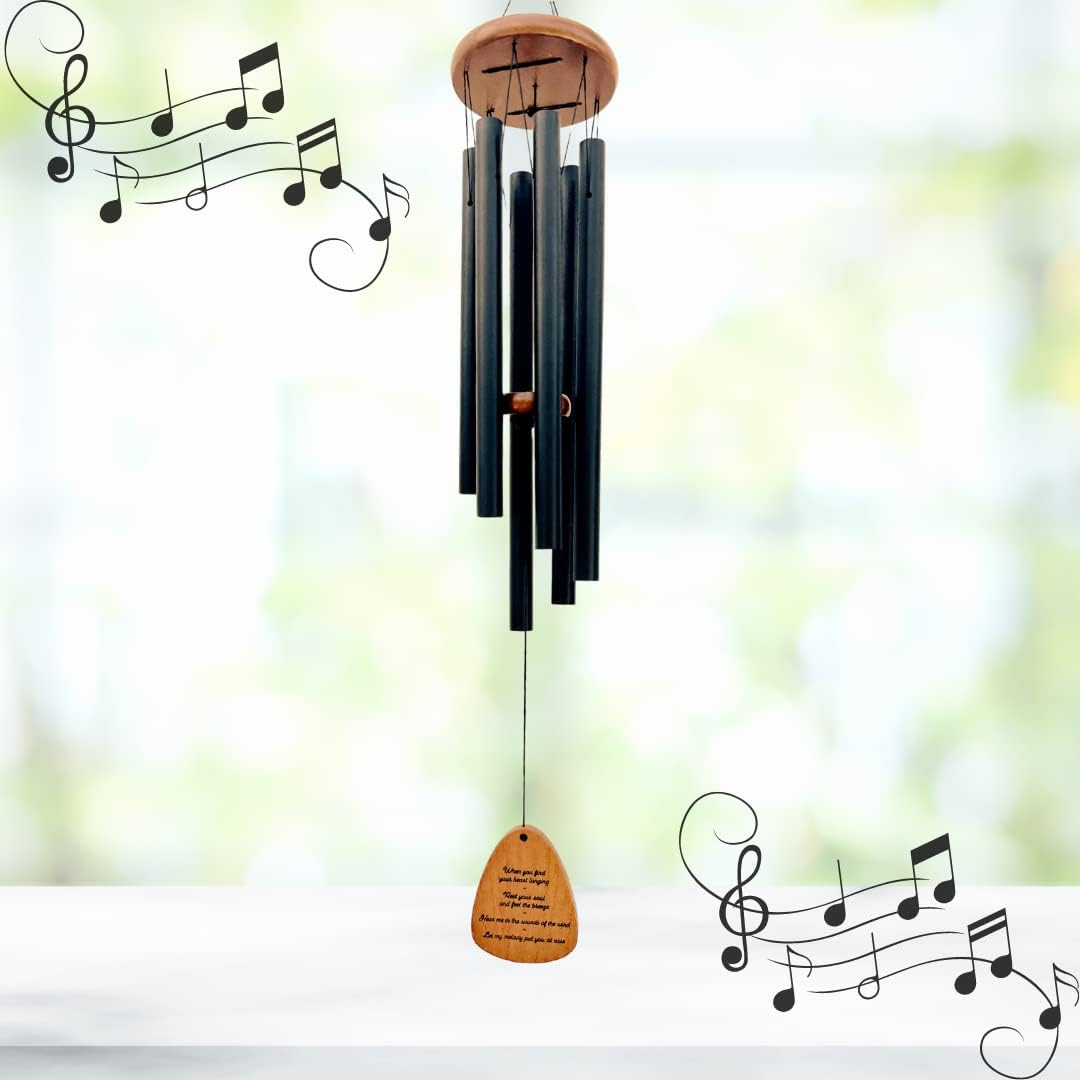 Memorial Wind Chimes for Outside, 32” Sympathy Wind Chimes For Loss Of Loved One, Home Decor Remembrance Windchimes, In Memory Of Loved One Memorial Gifts For Loss Of Mother Father Funeral