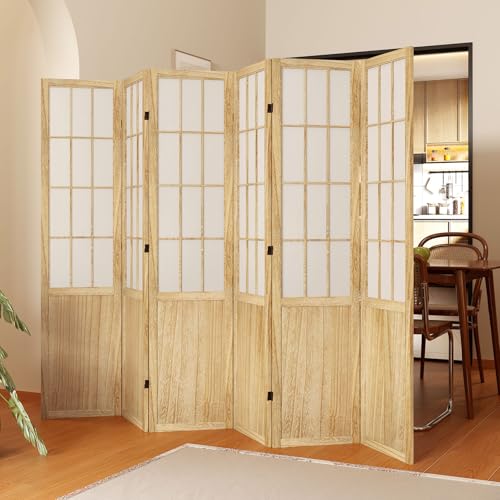 Japanese Shoji Folding Room Divider, 4 Panels, Black T762554