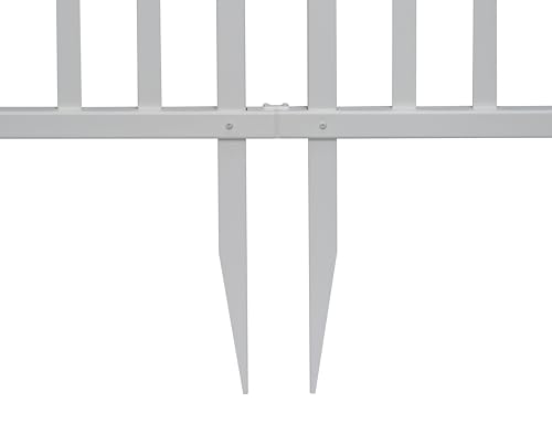 White Vinyl Picket Fence Kit 2.5 ft H x 3.5 ft W, 2 Panels E2055