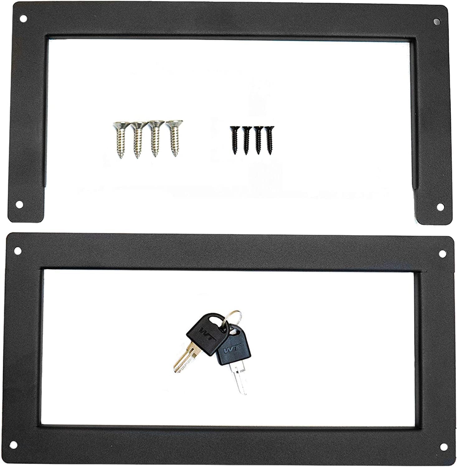 Through-the-Door Locking Steel Mailbox with Rear Access W15266