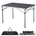 KingCamp Camping Table Folding Portable Table Aluminum Roll Up Lightweight Foldable Large Camp Table for Indoor Outdoor Picnic Backyard, 53.5"X27.5"