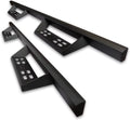 TAC Sniper Running Boards Compatible with 2019-2023 Ford Ranger SuperCrew Cab Truck Pickup 4" Drop Fine Texture Black Side Steps Nerf Bars Rock Slider Armor Off-Road Accessories (2pcs)