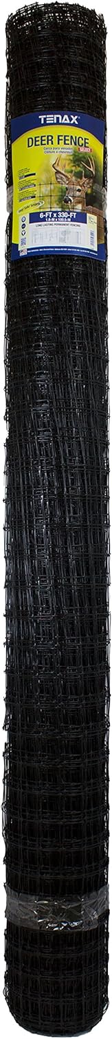 Tenax Deer Fence Select 1A120244 , 6' X 330',Black