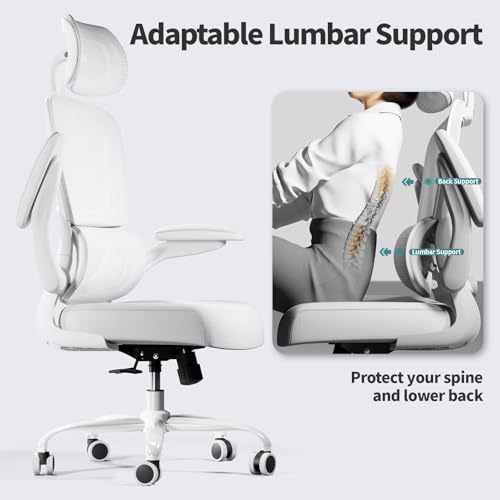 Ergonomic Mesh Office Chair with Wheels, High Back, 330 LBS Capacity C667113