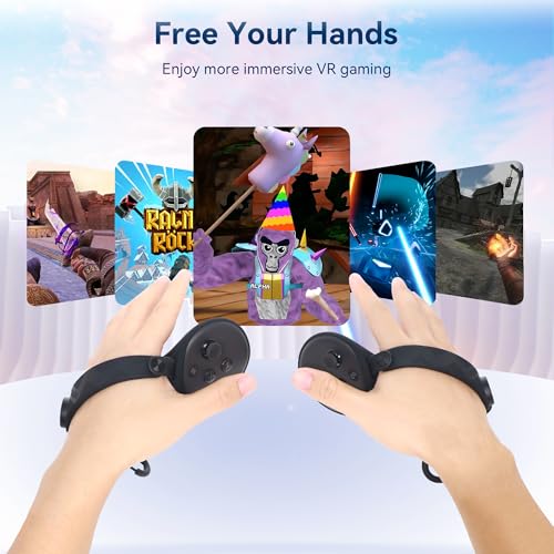 Controller Grips Cover with Knuckle Straps for Quest 3S/3 Z341