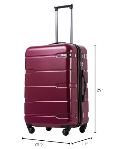 PC+ABS Spinner Suitcase with TSA Lock, 20in Carry-On Q530