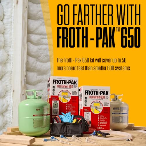 Spray Foam Insulation Kit, 30 ft Hose, Closed Cell Polyurethane I7231