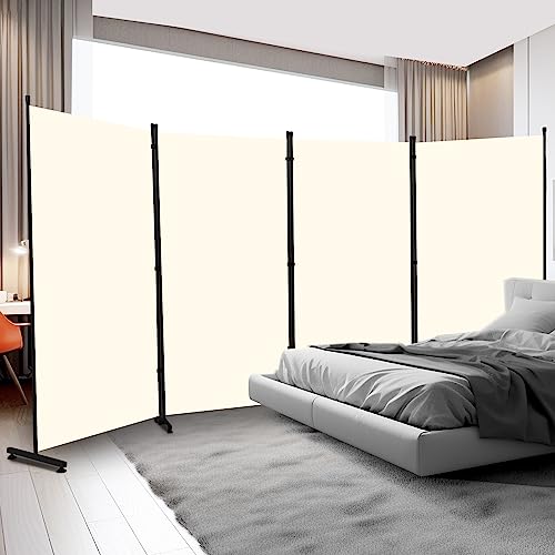 Room Divider 6ft 3 Panel Portable Fabric Partition Screen H7762