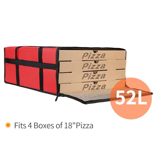 Insulated Food Delivery Bag Hot Cold Meal Carrier Cooler Tote K646948