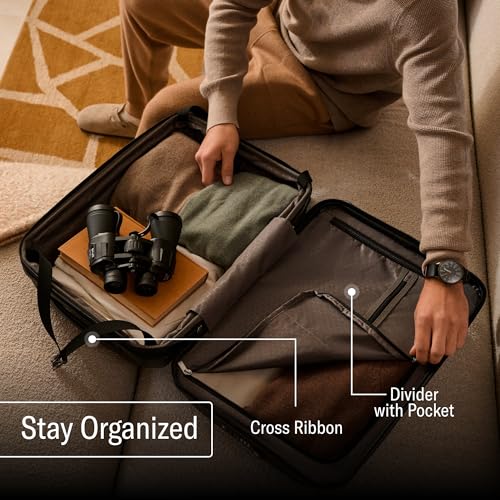 21-Inch Hardside Carry-On Luggage with Spinner Wheels W53970