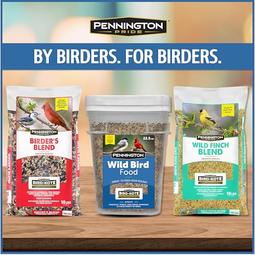 Wild Bird Seed for Outside Feeders, High-Protein, No-Waste, 15-lb Bag F570741
