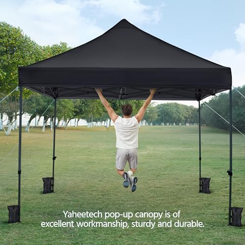 Heavy Duty Pop Up Canopy Tent 10x20 with Wheeled Carry Bag, White X6840