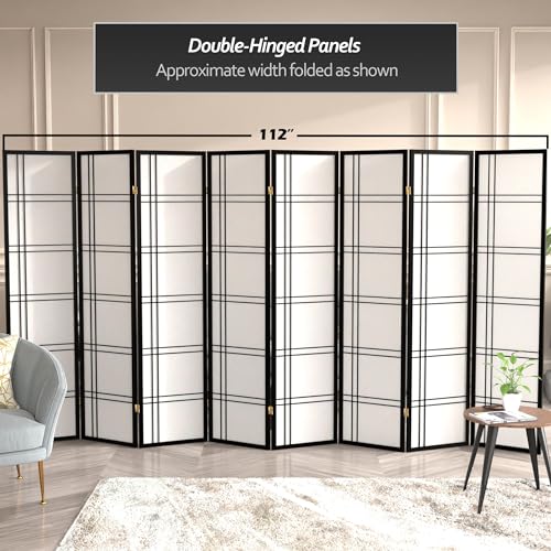 6 Panel Honey Room Divider X65165