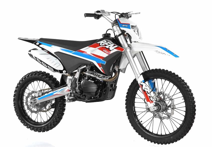 250cc Dirt Bike with Headlight and 5-Speed Manual Clutch K4703