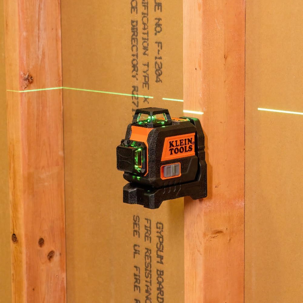 Compact Self-Leveling Laser Level, Green 360-Degree Planes, Rechargeable A2408