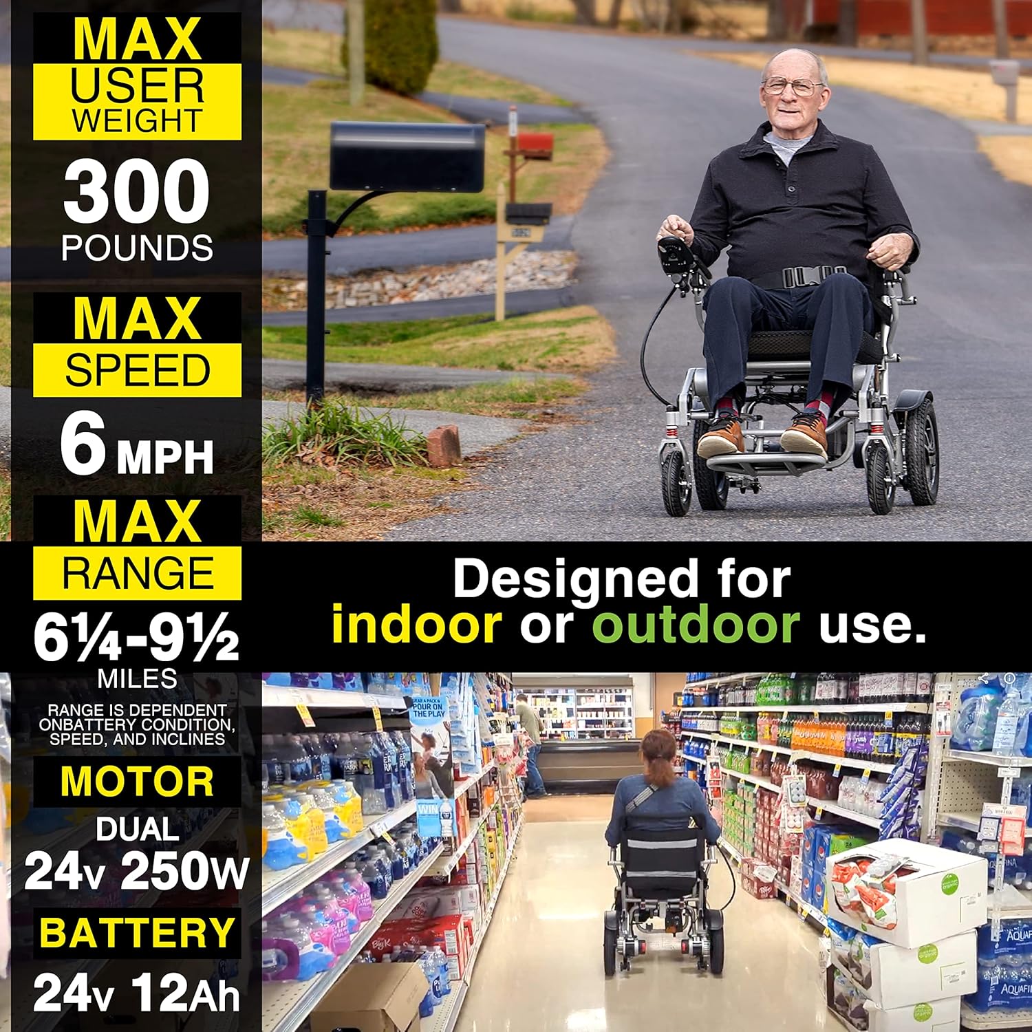 Electric Wheelchair for Seniors W485307