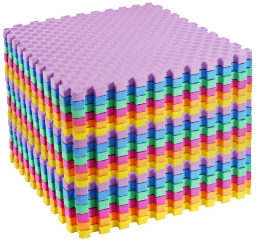 Puzzle Exercise Mat with EVA Foam Interlocking Tiles for MMA, Gymnastics and Home Gym N211438