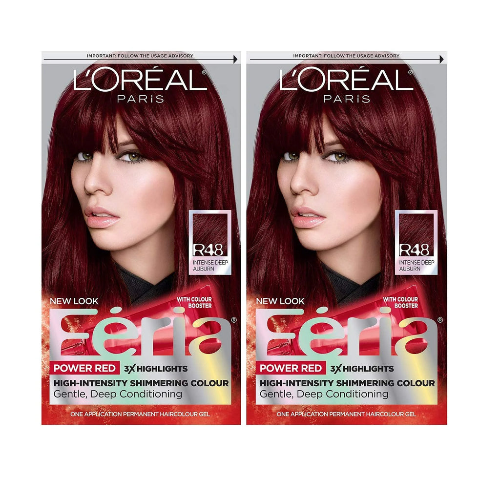 Intense Deep Auburn Hair Color, 2 Pack A225