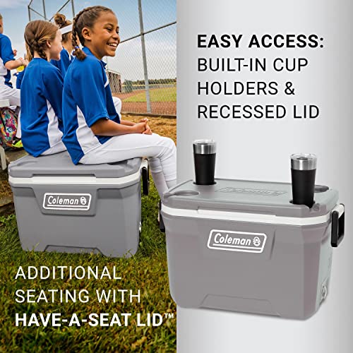 Insulated Portable Hard Cooler, Leak-Resistant, Keeps Ice up to 5 Days V620