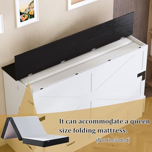 Murphy Bed Queen with Storage and Charging Station H86750