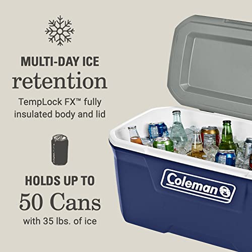 Insulated Portable Hard Cooler, Leak-Resistant, Keeps Ice up to 5 Days V620
