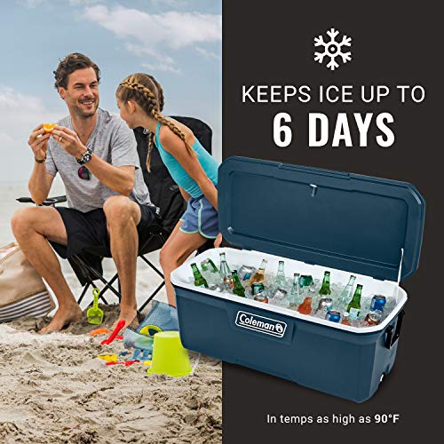 Insulated Portable Hard Cooler, Leak-Resistant, Keeps Ice up to 5 Days V620