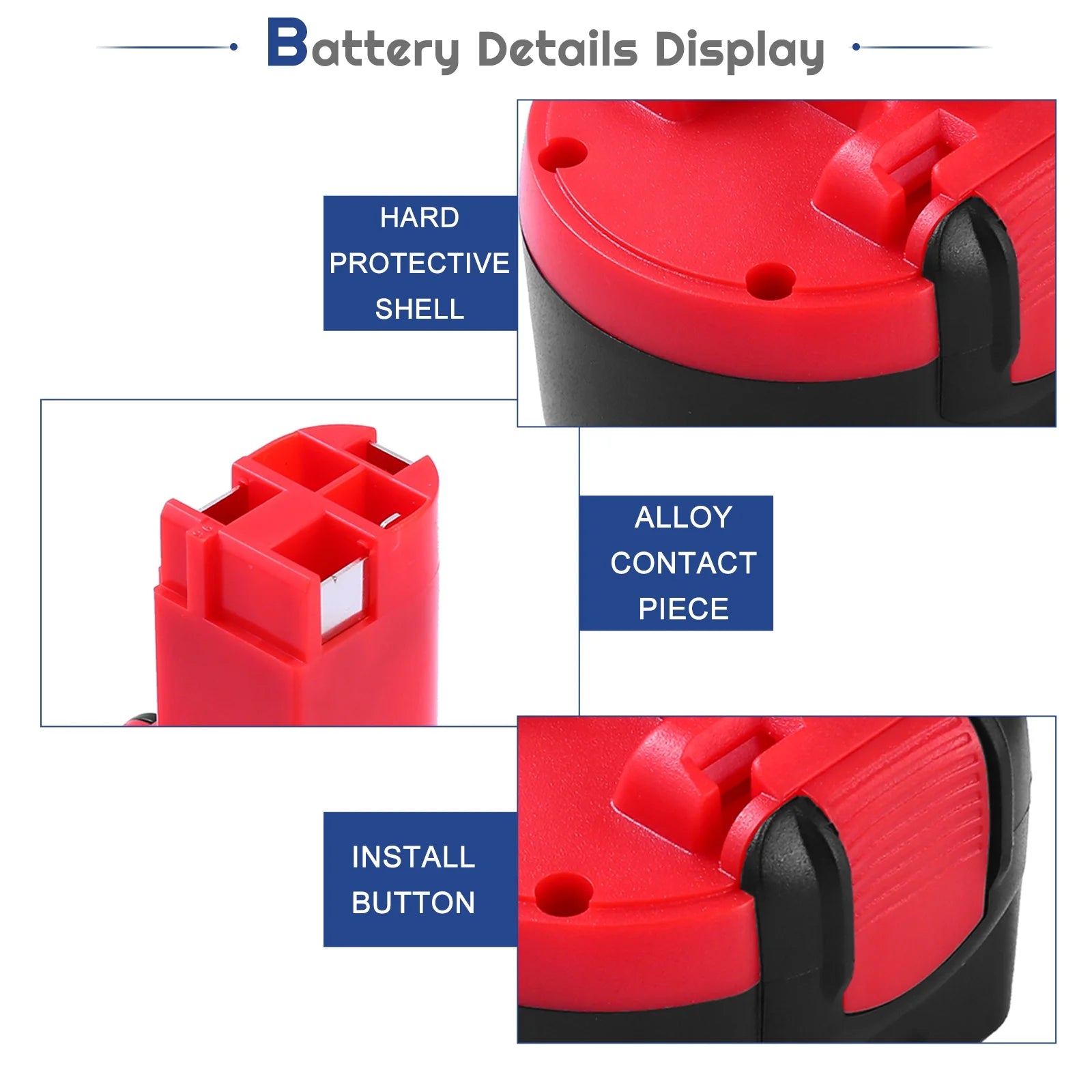 12V 3.6Ah Ni-MH Cordless Power Tool Battery B37355