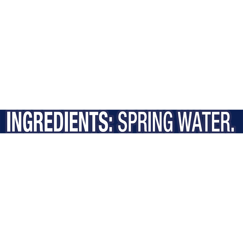 Natural Spring Water, 8 oz Mini Plastic Bottles, 48 Pack C719107