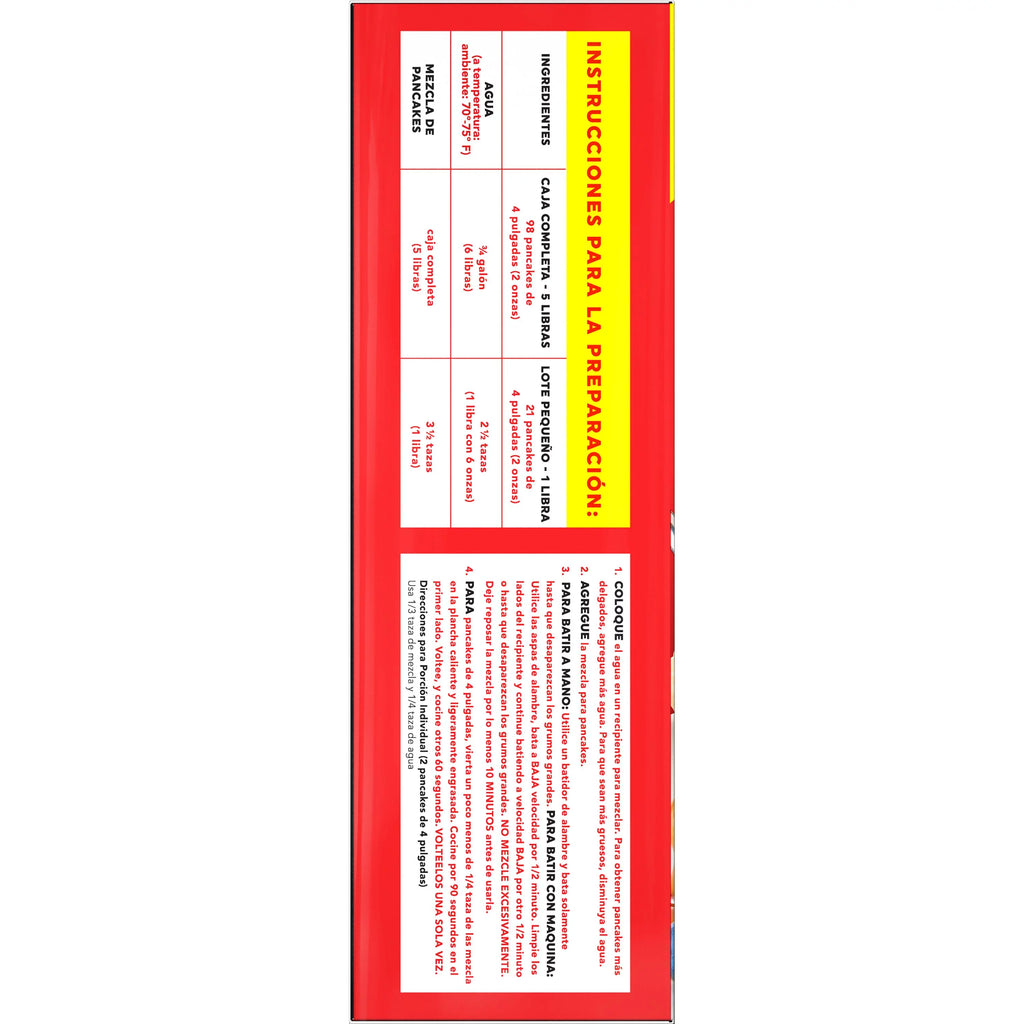Pancake Mix, 5 lbs. (2 Pack) S730