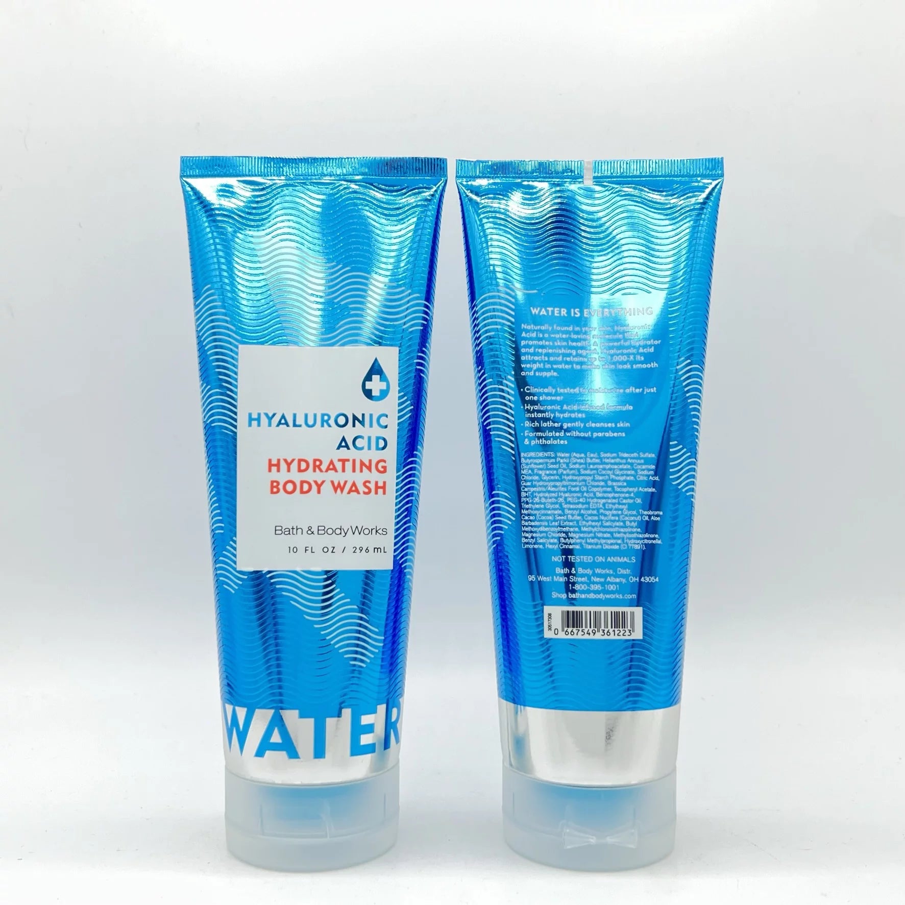 Hyaluronic Acid Hydrating Body Wash, 10oz, Pack of 2 O693361