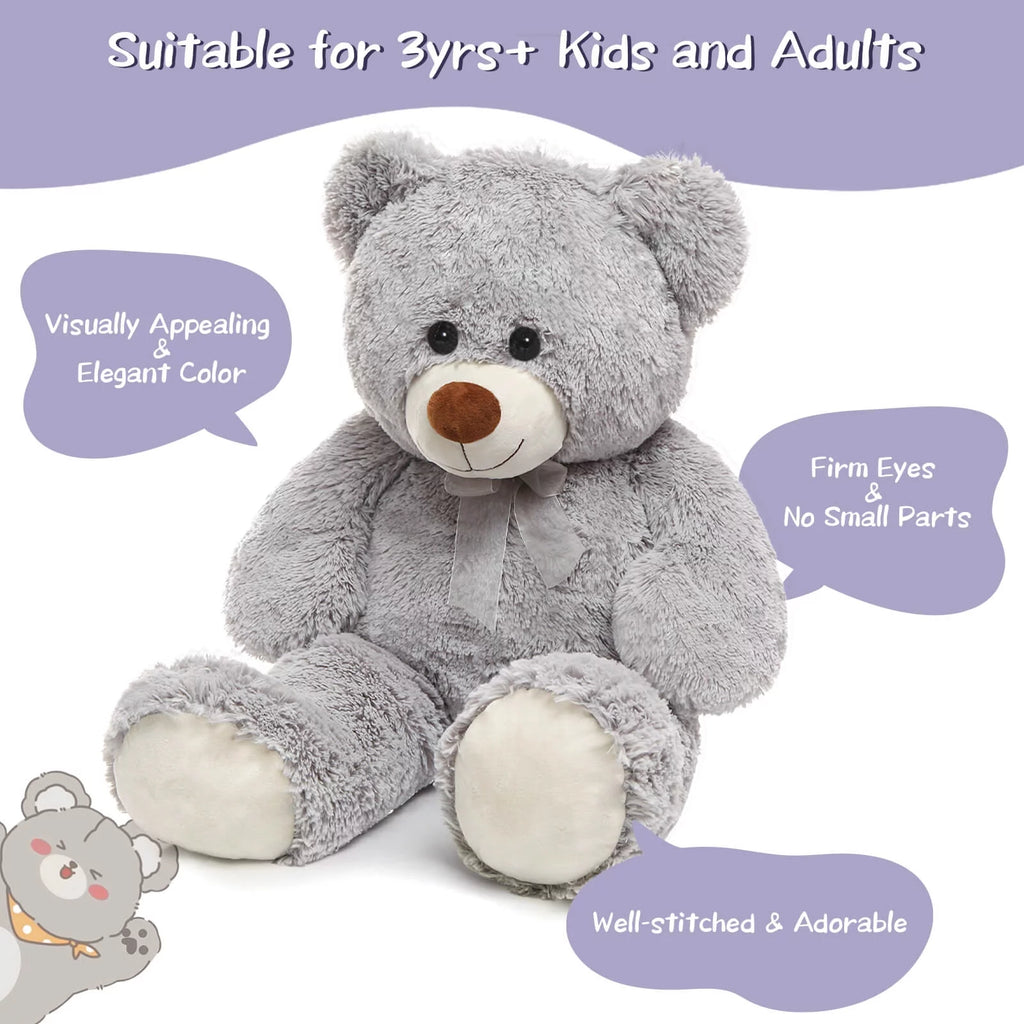 Giant Teddy Bear 35.4" Stuffed Animal Plush Toy L254
