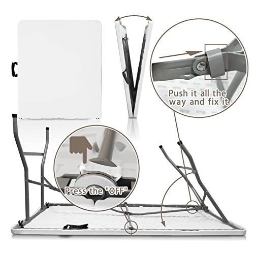 Folding Table 5 FT for Dining Parties Picnic Camping R903