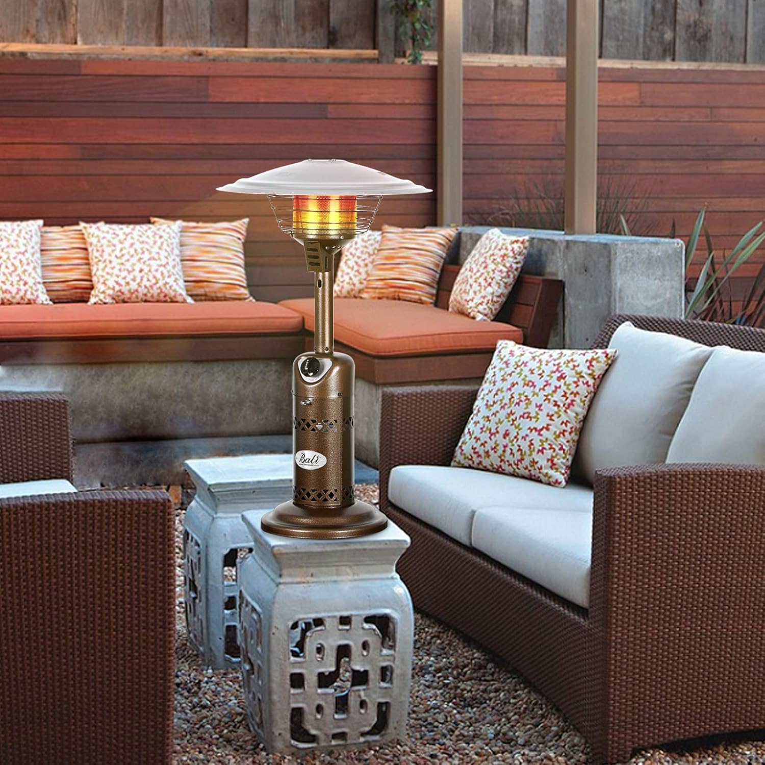 Portable Propane Patio Heater, Table Top Outdoor Heater E5001