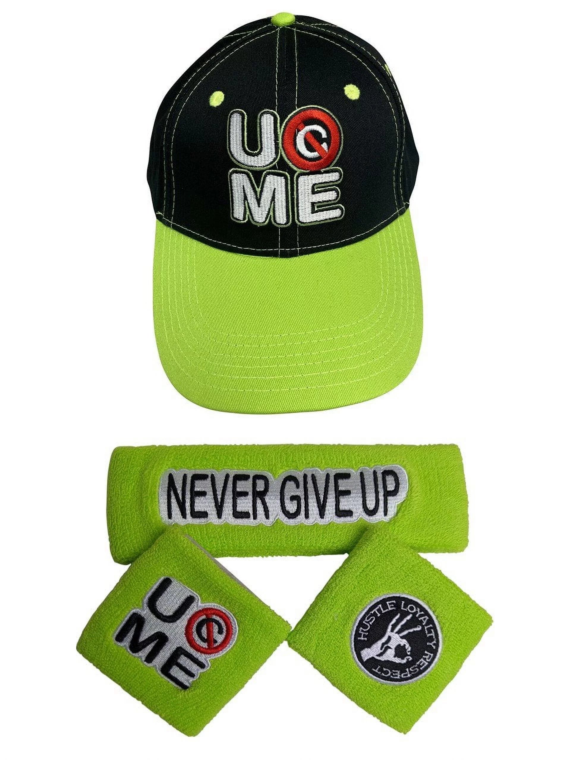 Kids Neon Green Costume T-shirt Hat Wristbands R639