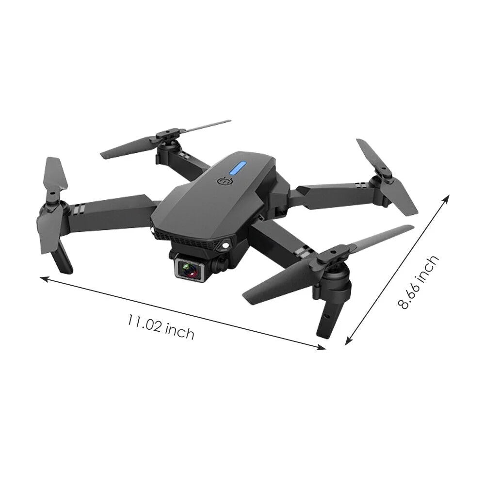 4K HD Dual Camera RC Drone with WiFi FPV, 4 Batteries Included P729255
