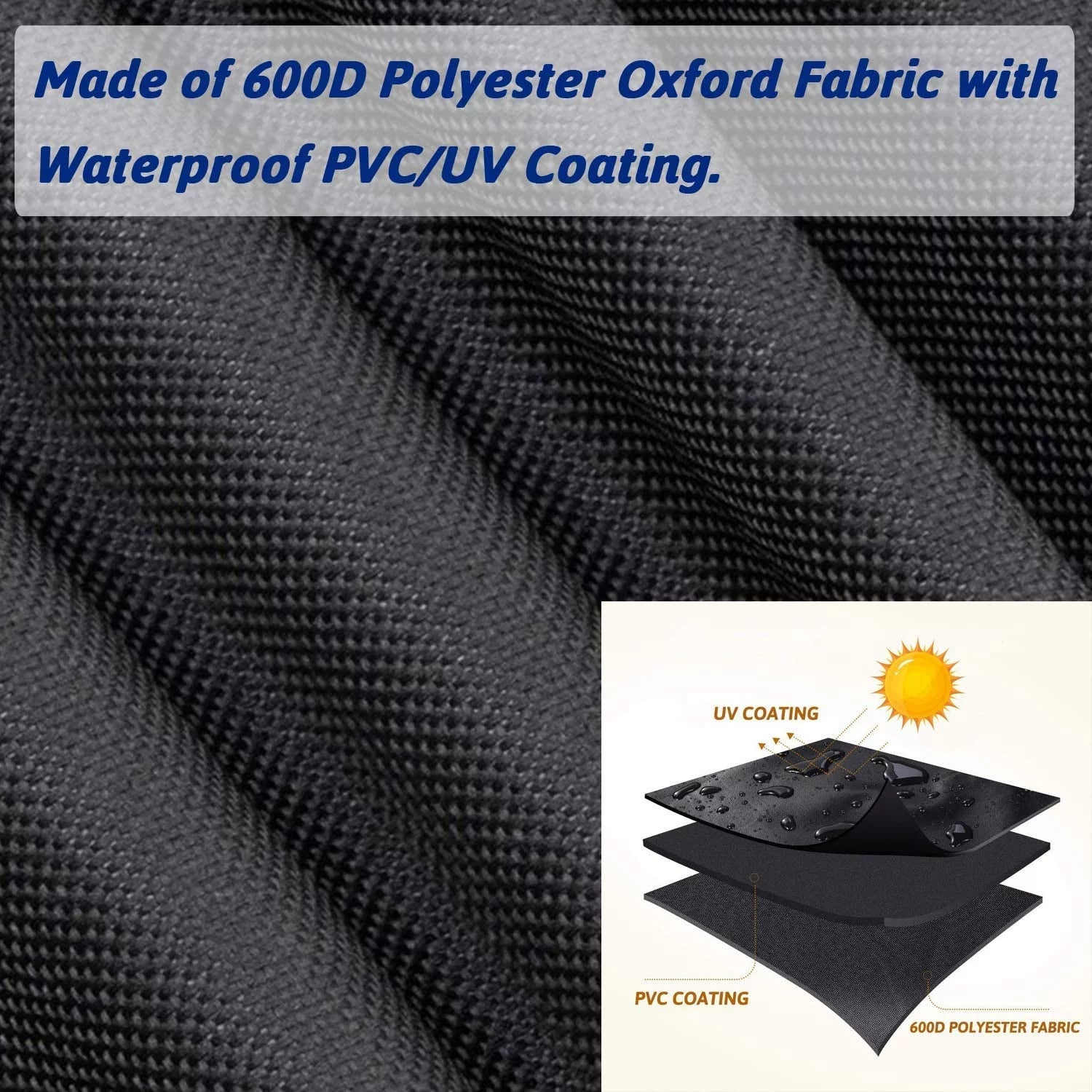 Grill Cover for Flat Top Grill and 4-Burner Griddle BBQ Cover X946872