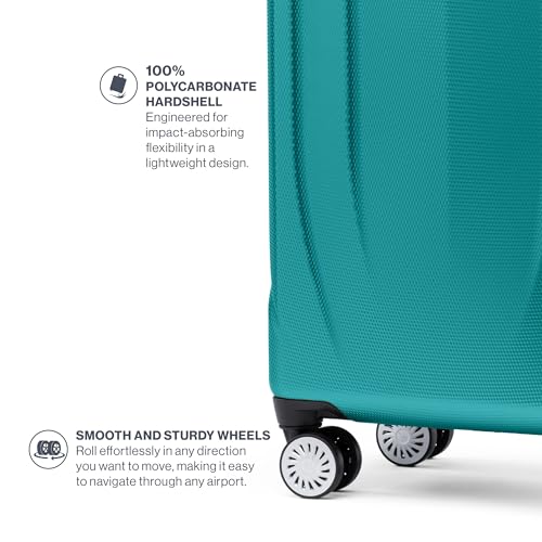 Hardside Expandable Carry-On Luggage with 8 Spinner Wheels, 21 Inch N246