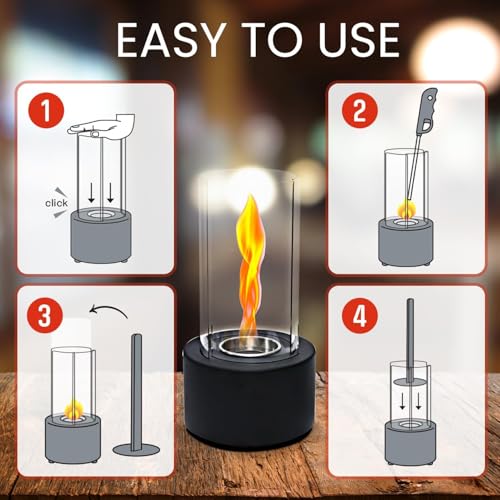 Tabletop Smokeless Fire Pit for Indoor & Outdoor Use M13509