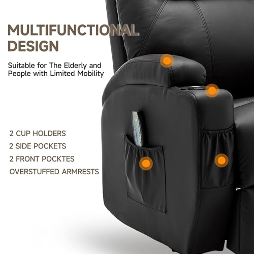 Rocking Recliner Chair with Massage and Heat E368