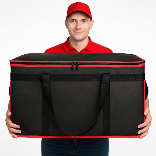 Insulated Food Delivery Bag Hot Cold Meal Carrier Cooler Tote K646948