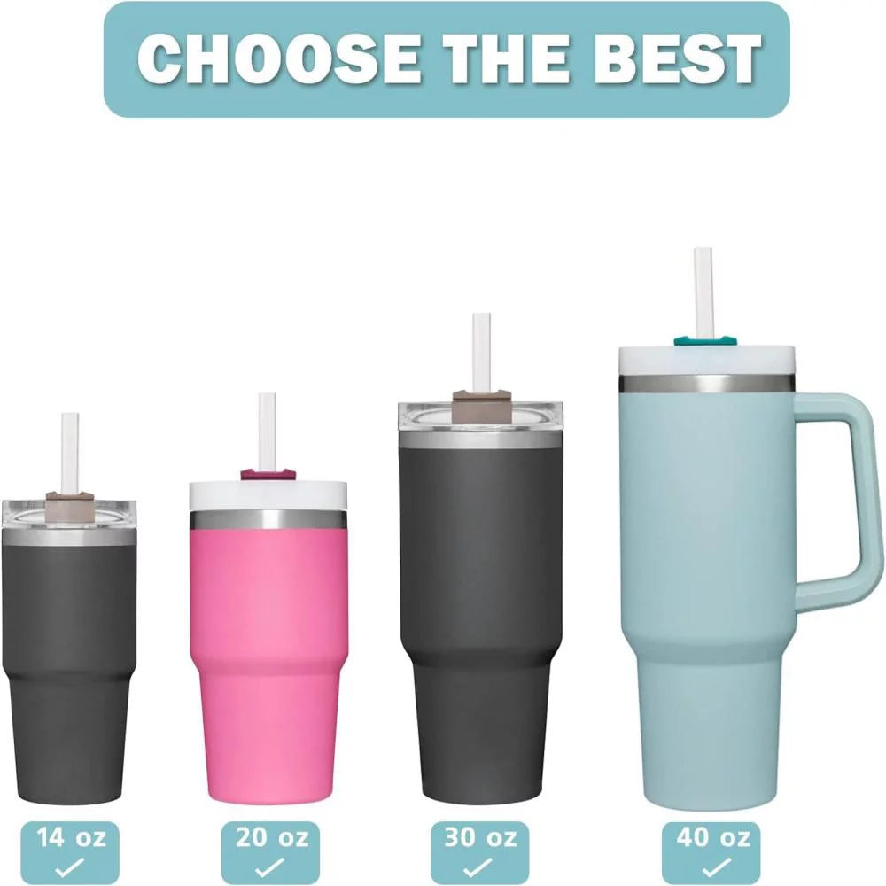 40 oz Stainless Steel Insulated Tumbler with Straw P2112