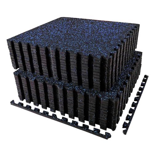 Exercise Mats 24 Sq Ft Interlocking EVA Foam for Home Gym I7577