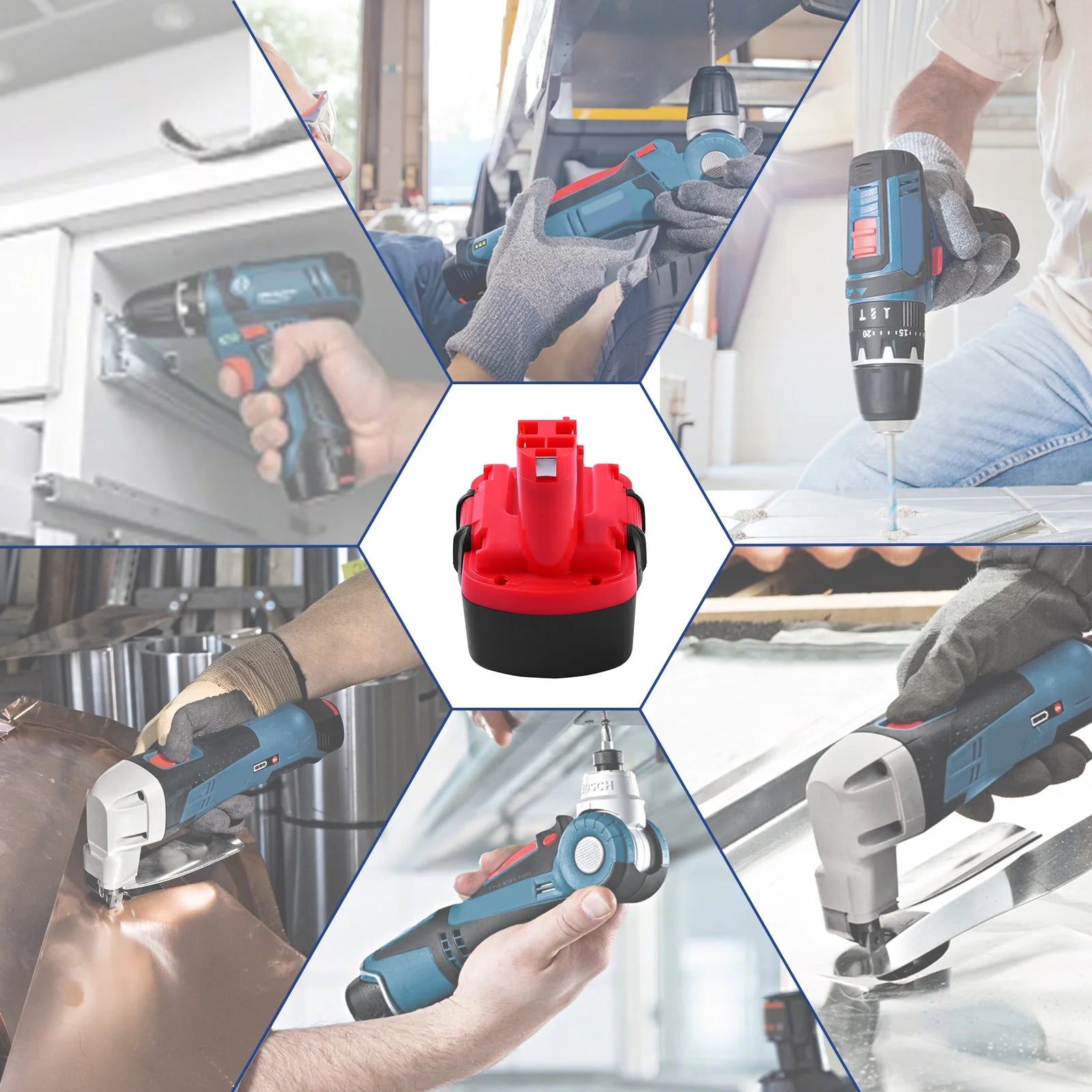 12V 3.6Ah Ni-MH Cordless Power Tool Battery B37355